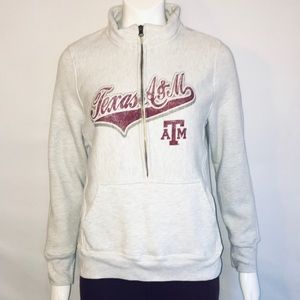 Rivalry Threads Texas A&M 1/2 Zip Pullover Sz L